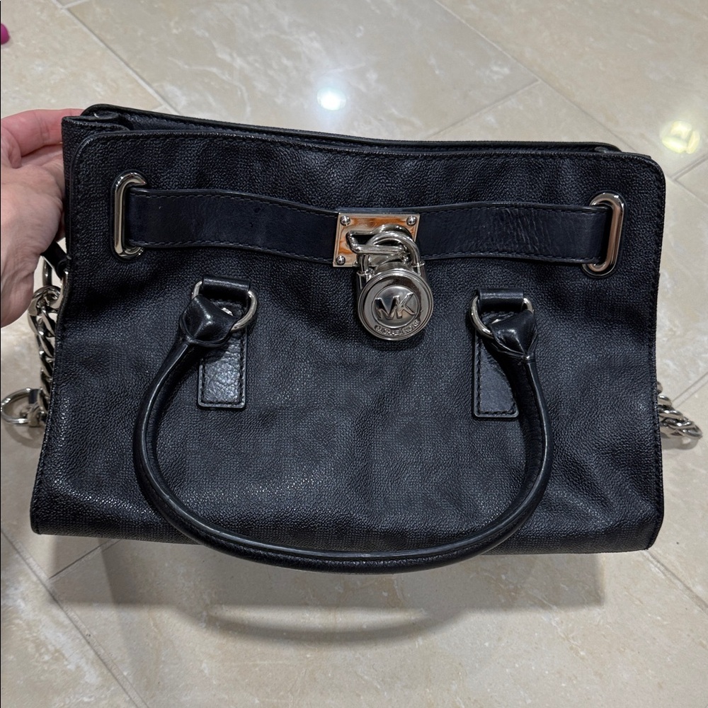 Black Leather Handbag